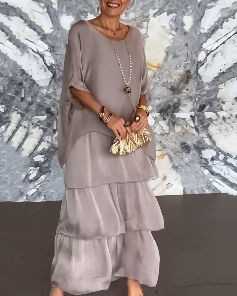 Artistic style loose dress