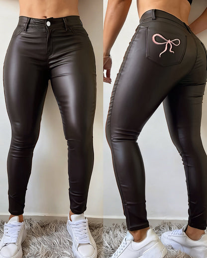 Black Stylish Stretch Leggings