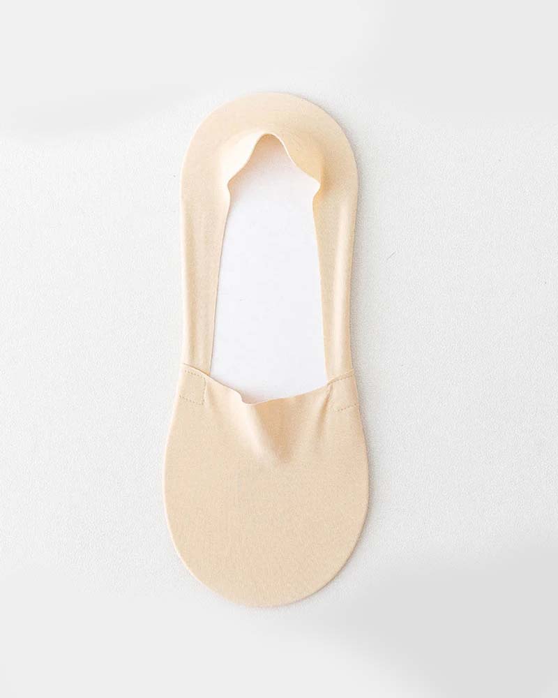 Anti-slip invisible cotton socks